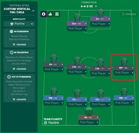 Trying to play a Tiki-Taka possession tactic, but my team can never manage more than 55% even against bad teams. . Best roaming playmaker fm22